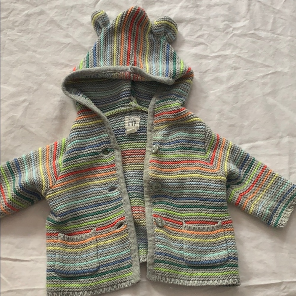 Baby Gap Garter Bear hoodie